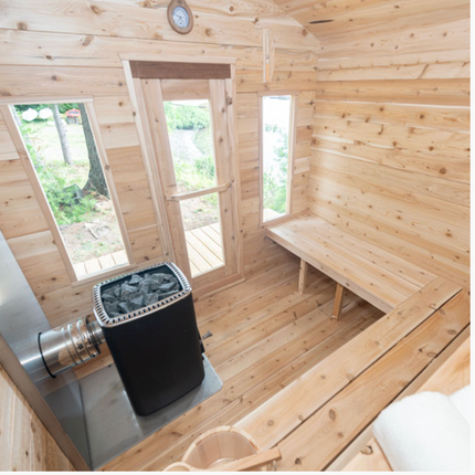 Dundalk Leisurecraft CT Georgian Cabin Sauna (Wood Burning)