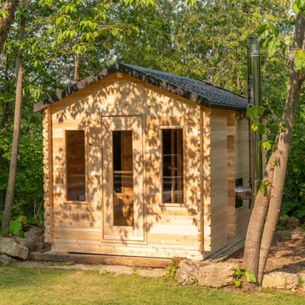 Dundalk Leisurecraft CT Georgian Cabin Sauna with Changeroom (Wood Burning)