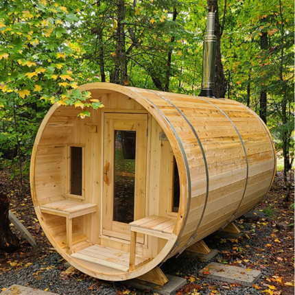 Dundalk Leisurecraft CT Tranquility Barrel Sauna (Wood Burning)