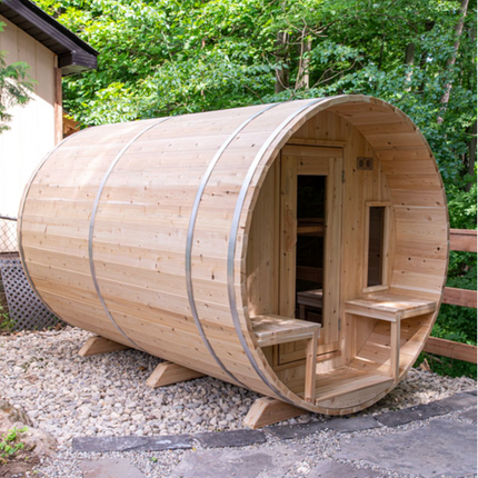 Dundalk Leisurecraft CT Tranquility Barrel Sauna (Wood Burning)