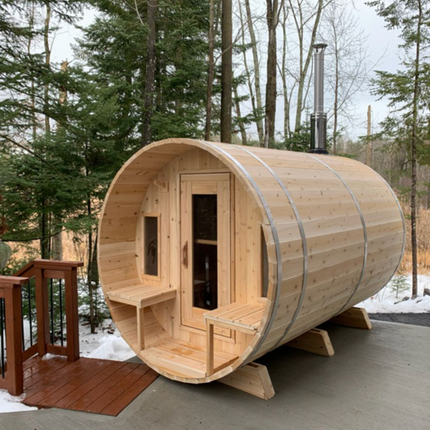 Dundalk Leisurecraft CT Tranquility Barrel Sauna (Wood Burning)