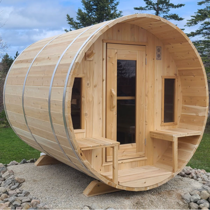 Dundalk Leisurecraft CT Tranquility Barrel Sauna (Wood Burning)