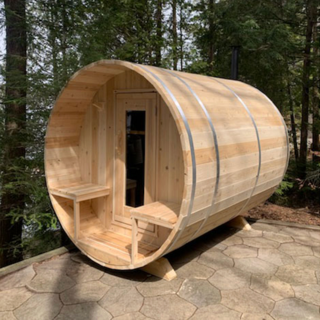 Dundalk Leisurecraft CT Serenity Barrel Sauna (Wood Burning)