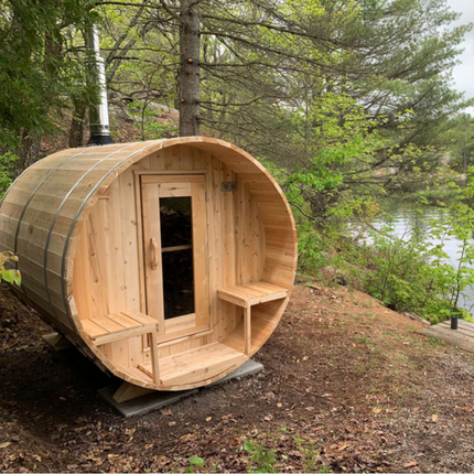 Dundalk Leisurecraft CT Serenity Barrel Sauna (Wood Burning)