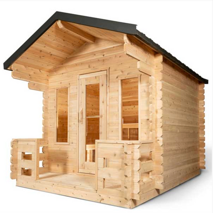 Dundalk Leisurecraft CT Georgian Cabin Sauna with Porch (Wood Burning)