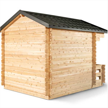 Dundalk Leisurecraft CT Georgian Cabin Sauna with Porch (Wood Burning)