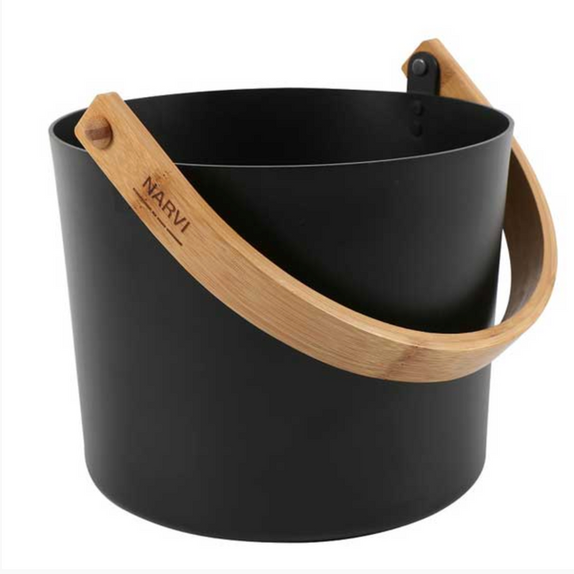 Narvi Black Sauna Bucket
