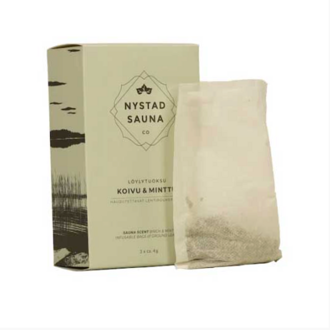 Nystad Sauna Scent - Birch & Peppermint (3/Pack)