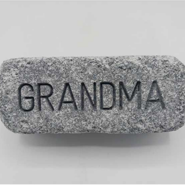 GRANDMA, Engraved Soapstone