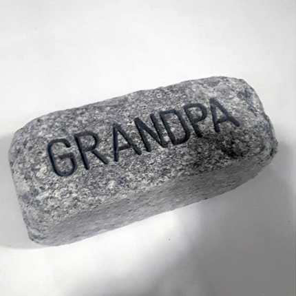 GRANDPA, Engraved Soapstone