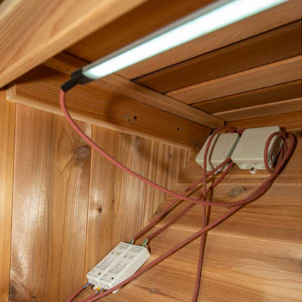 Leisurecraft Saunalumin Double Bench Set