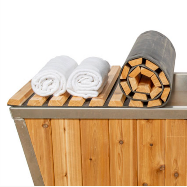 Clear Cedar Roll Up Cover