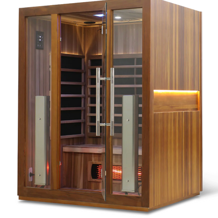 HealthSmart 3 Person Full Spectrum "Smart" WIFI Infrared Sauna