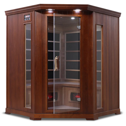 HealthSmart 4 Person Full Spectrum Corner Infrared Sauna
