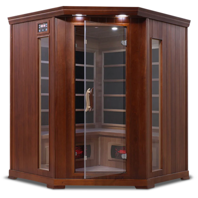 HealthSmart 4 Person Full Spectrum Corner Infrared Sauna