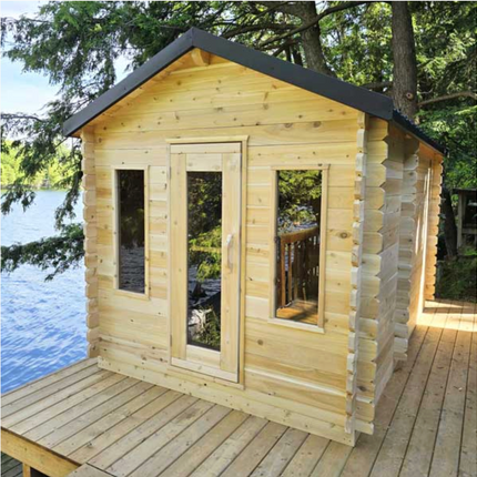 Dundalk Leisurecraft CT Georgian Cabin Sauna with Changeroom (Electric)
