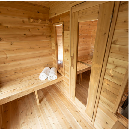 Dundalk Leisurecraft CT Georgian Cabin Sauna with Changeroom (Electric)