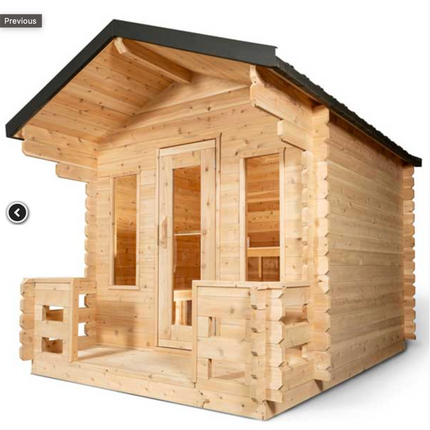 Dundalk Leisurecraft CT Georgian Cabin Sauna with Porch (Electric)