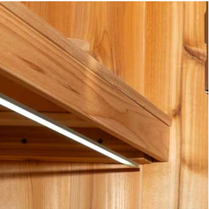 Leisurecraft Saunalumin Single Bench Set