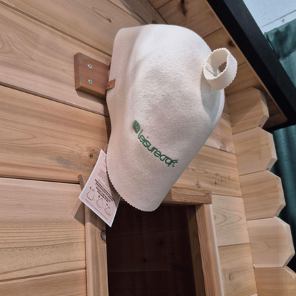 Leisurecraft Sauna Hat - White