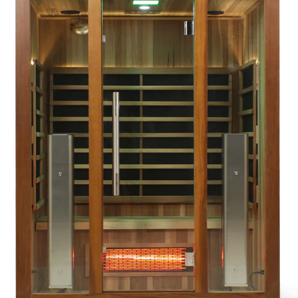 HealthSmart 3 Person Full Spectrum "Smart" WIFI Infrared Sauna