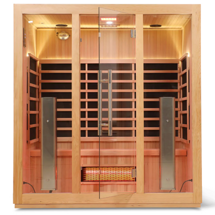 HealthSmart 4 Person Full Spectrum "Smart" WIFI Infrared Sauna