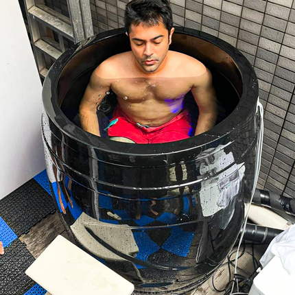 Cold Plunge Barrel with Chiller